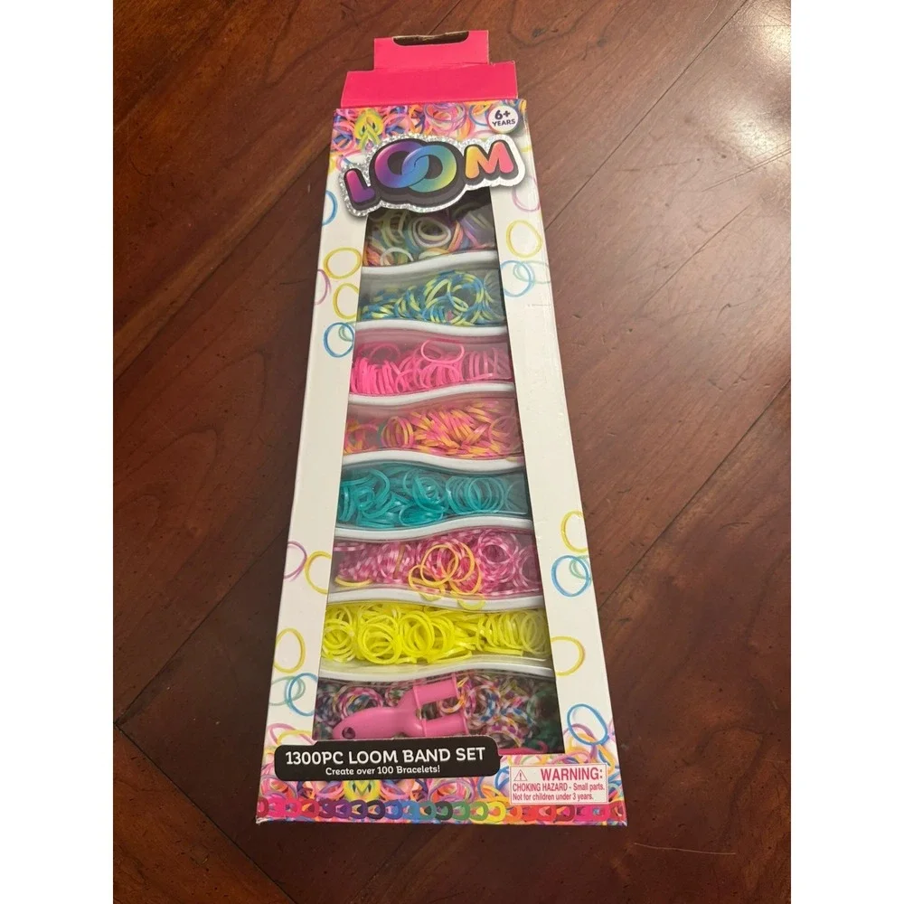 Loom 1300 Band Bracelet Set Crochet Hook S Hooks Y Loom Teens Kid Crafts‎ School